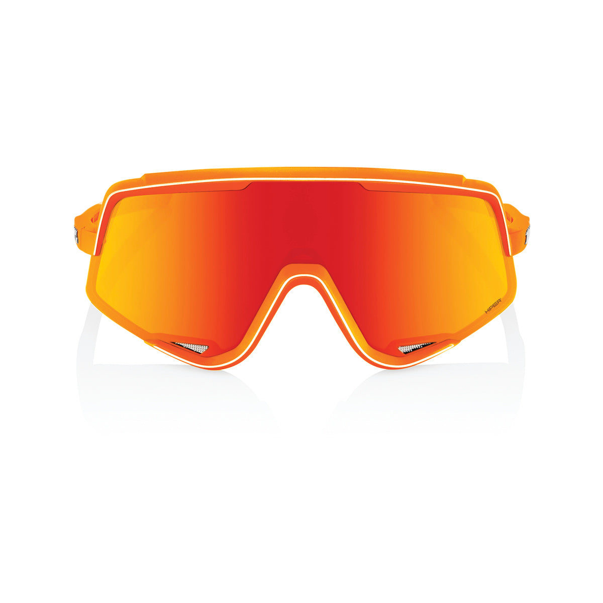 GLENDALE - Soft Tact Neon Orange - HiPER Red Multilayer Mirror Lens